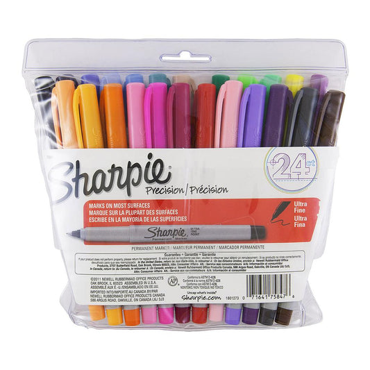 Sharpie Permanent Marker Ultra Fine Point, 24 set Main - image 1