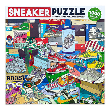 Sneaker Puzzle 1000 pcs Illustrated by Alexander Rosso - image 1