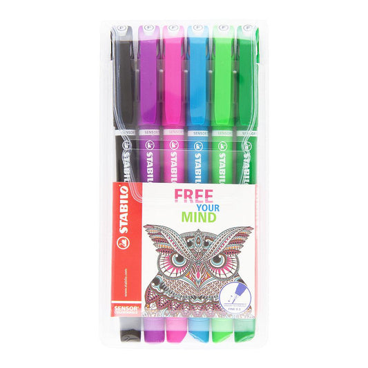 Stabilo Sensor Fineliner 0.3 mm 6 set - image 1
