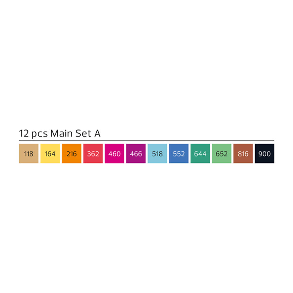 Stylefile Marker Brush 12set Main A - image 2