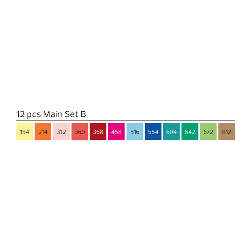 Stylefile Marker Brush 12set Main B - image 2