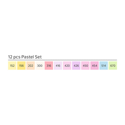 Stylefile Marker Brush 12set Pastell - image 2
