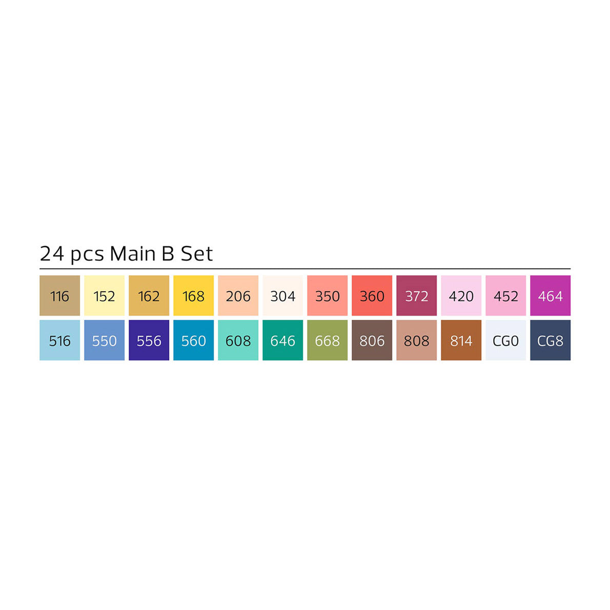 Stylefile Marker Brush 24 set Main B - image 2