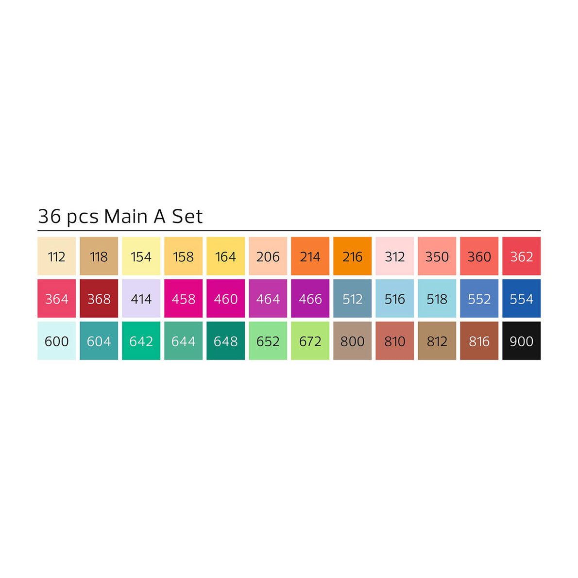 Stylefile Marker Brush 36 set Main A - image 2
