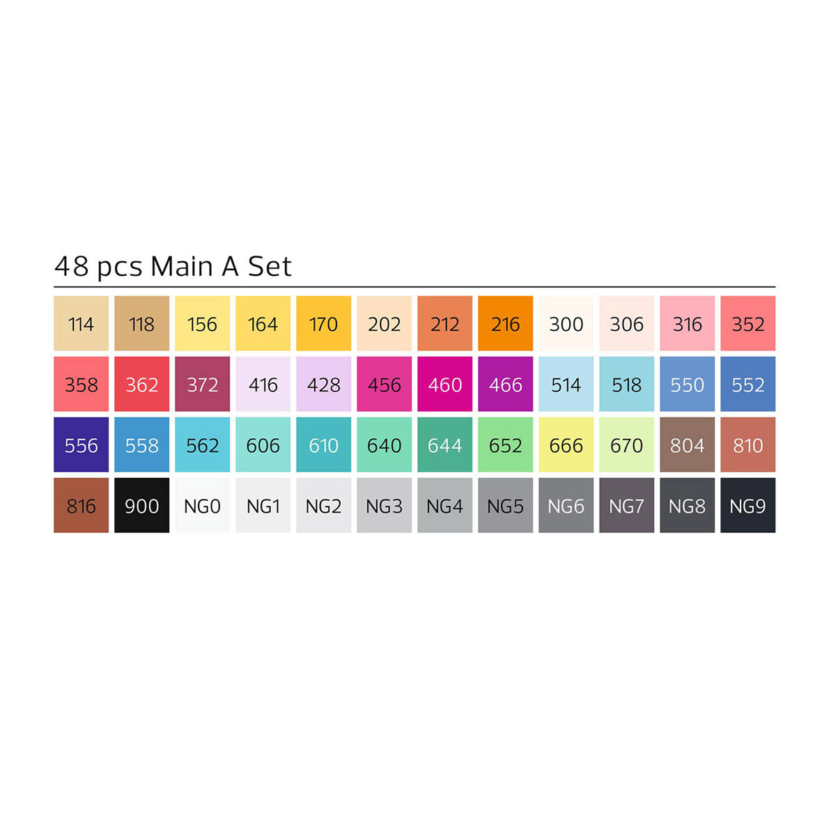 Stylefile Marker Brush 48 set Main A - image 2