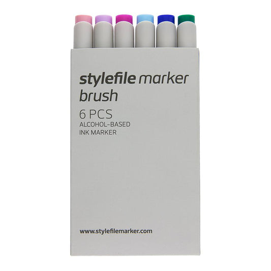 Stylefile Marker Brush Try Out 6set - image 1