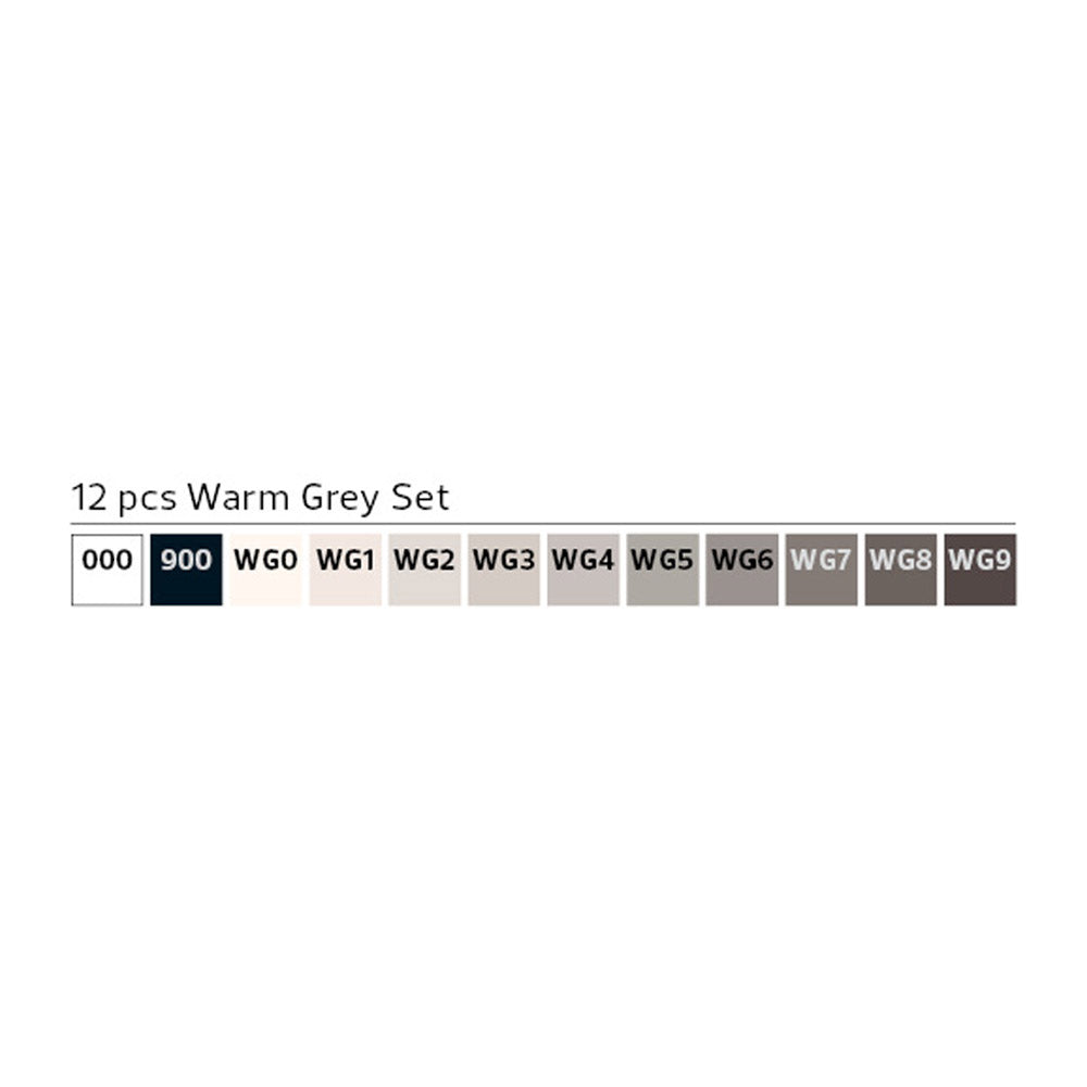 Stylefile Marker Classic 12 Set Warm Grey - image 2