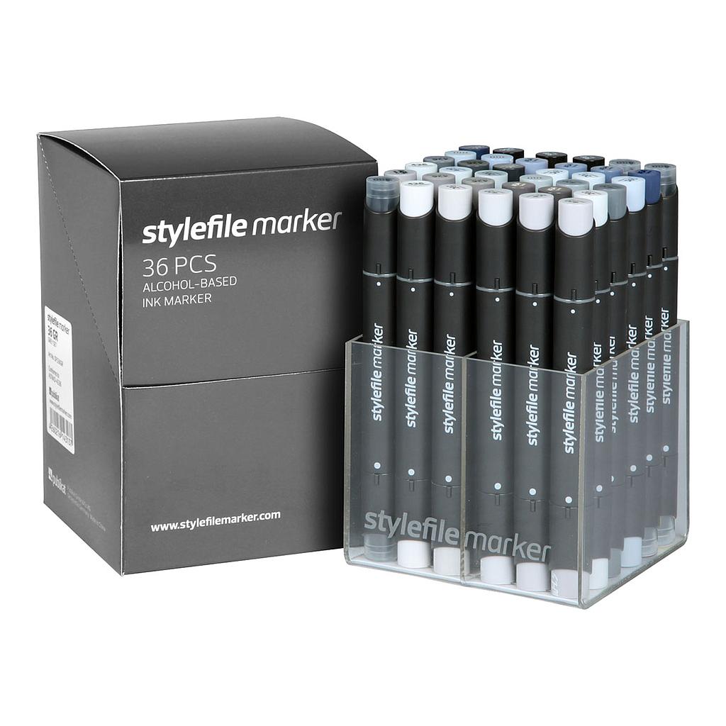 Stylefile Marker Classic 36 Set Grey - image 1