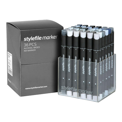 Stylefile Marker Classic 36 Set Grey - image 1