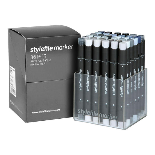 Stylefile Marker Classic 36 Set Grey - image 1