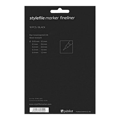 Stylefile Marker Fineliner 10-set - image 5