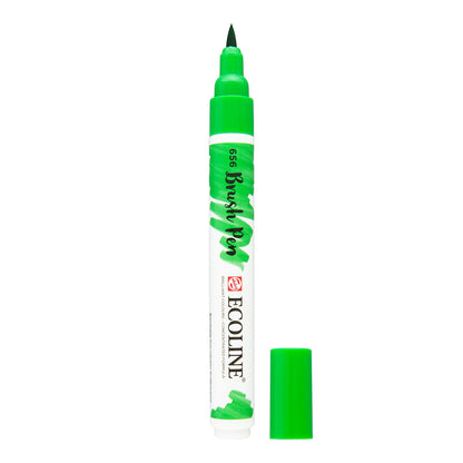 Talens Ecoline Brush Pen 5 set, Green Blue Colors - image 2