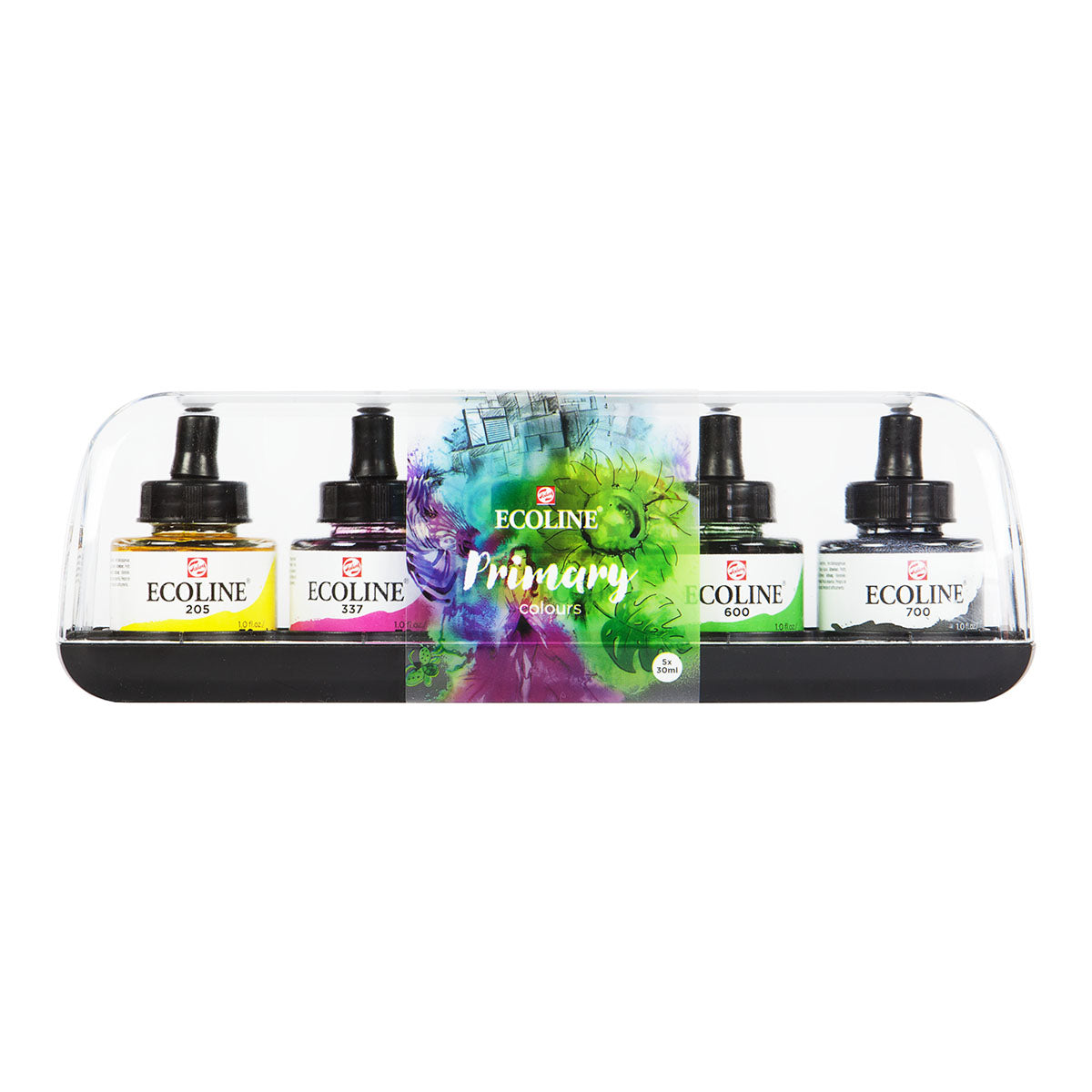 Talens Ecoline Liquid Water Colour 30 ml 5 Set, Primary Colours - image 1