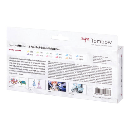 Tombow ABT PRO Dual Brush Pen 12 set, Pastel Colours - image 2