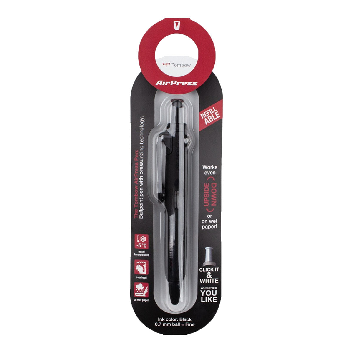 Tombow AirPress Pen Black 0.7mm - image 2