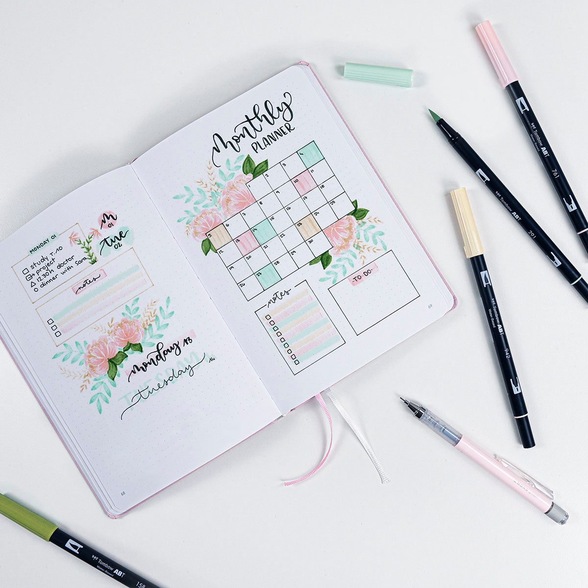 Tombow Creative Journaling Kit Pastel - image 4