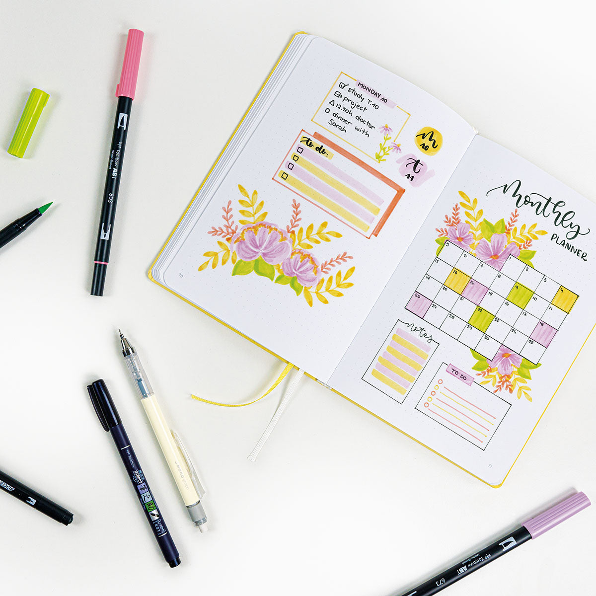 Tombow Creative Journaling Set Bright - image 4