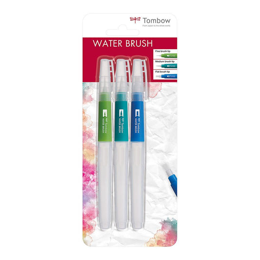 Tombow Empty Water Brush Pen 3 set - image 1