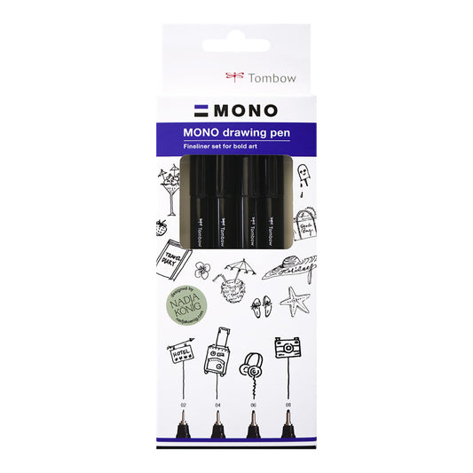 Tombow Mono Drawing Pen 4-set Bold - image 1