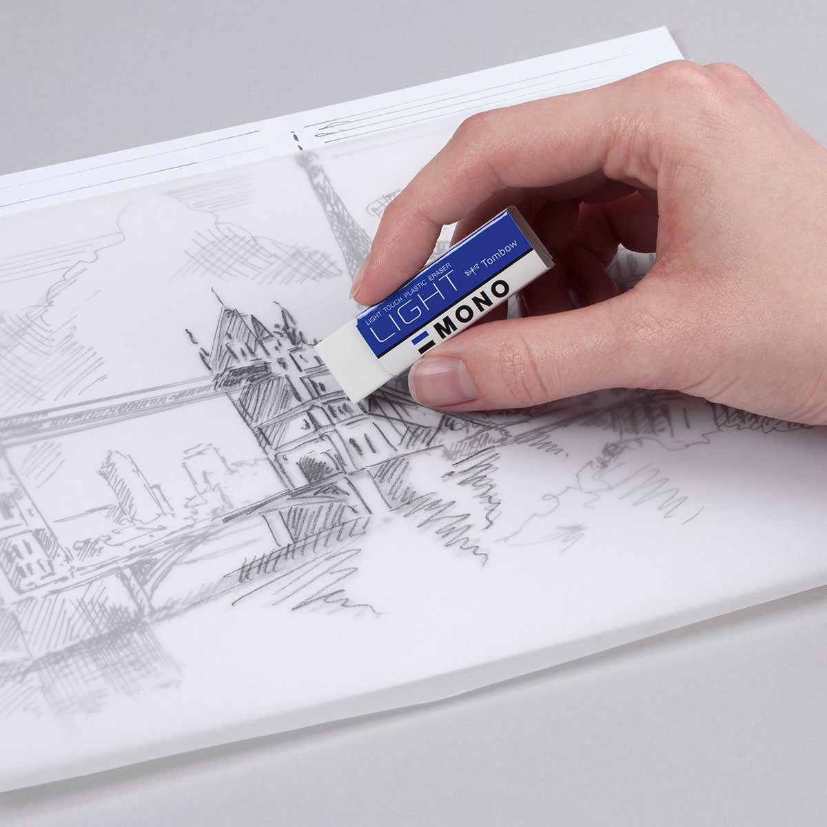 Tombow Mono Light Touch Plastic Eraser - image 3