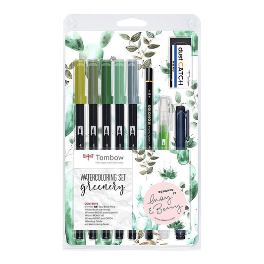 Tombow Watercoloring Set Greenery - image 1