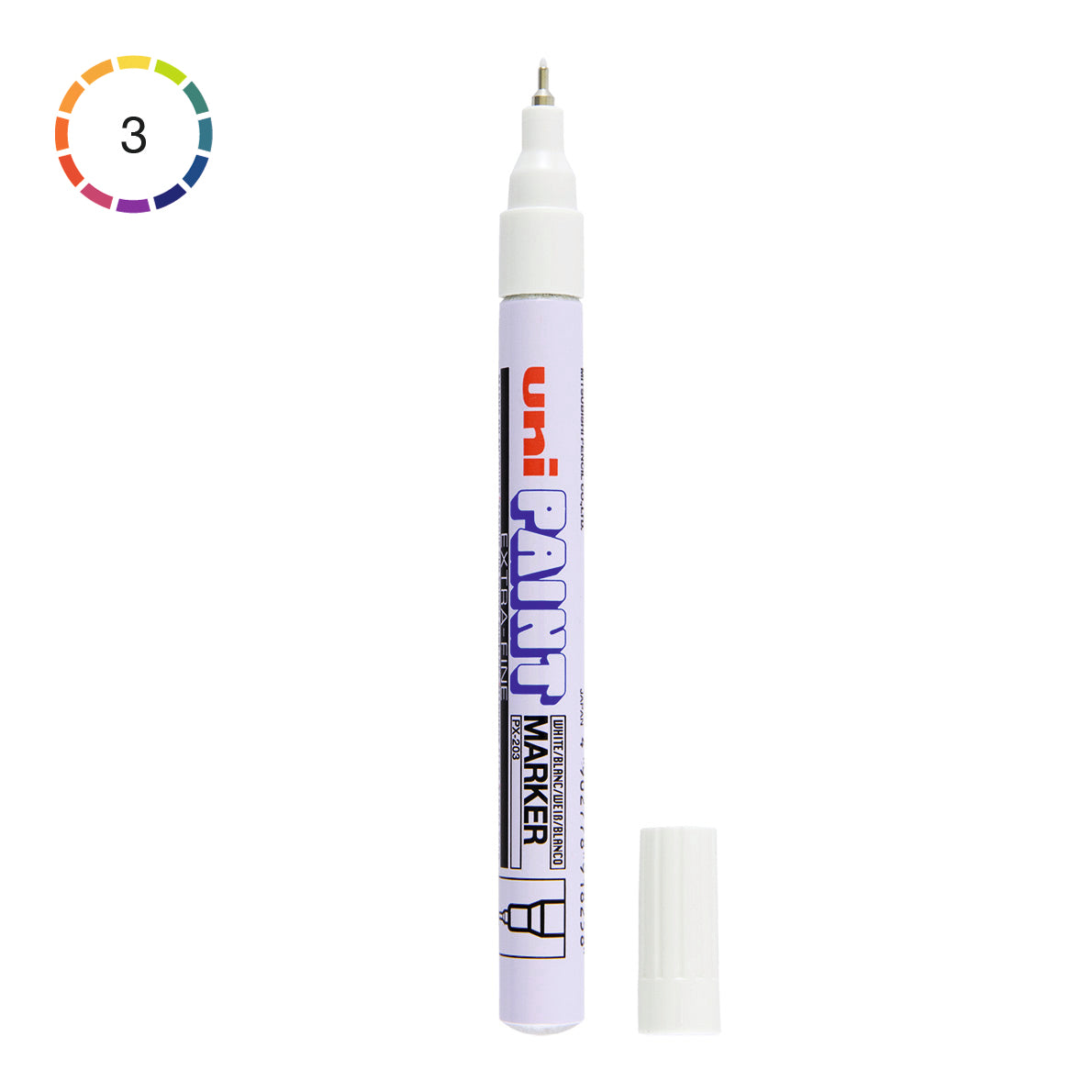 Uni Paint Marker PX-203 Extra Fine, 0.8 mm - image 1