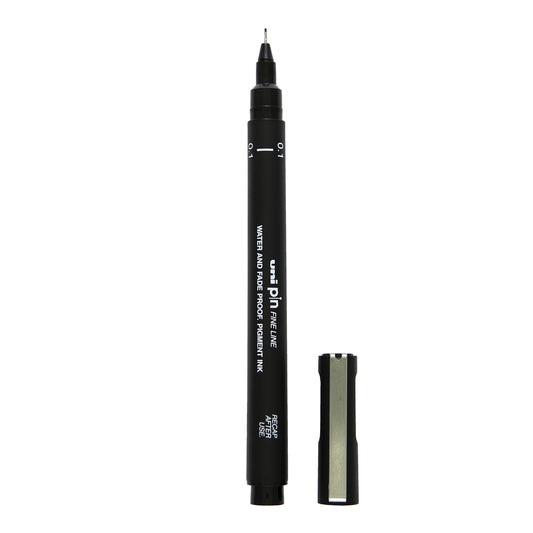 Uni Pin Fine Line Pen, Black - image 1