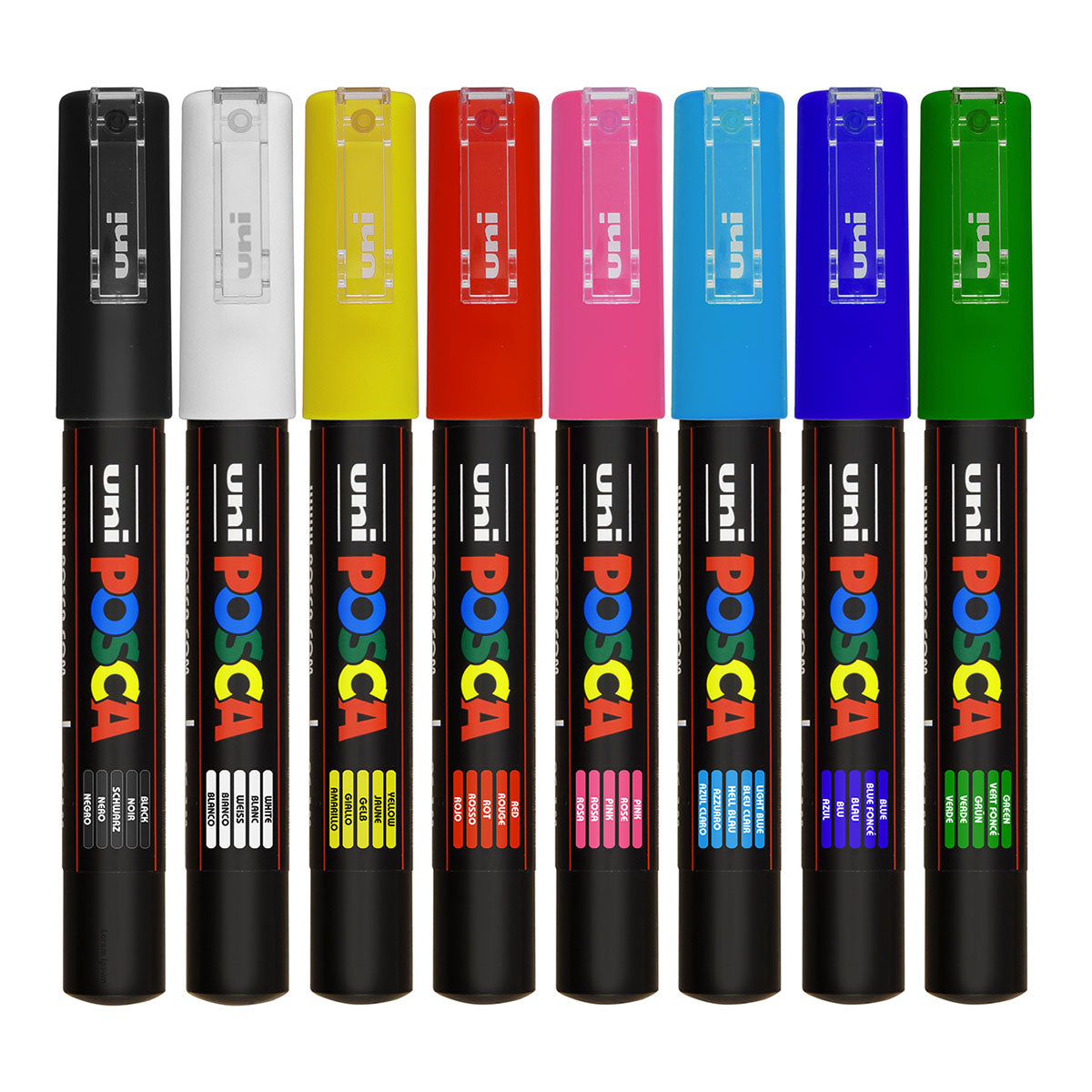 Uni Posca Markers PC-1M, 8 set Standard - image 1