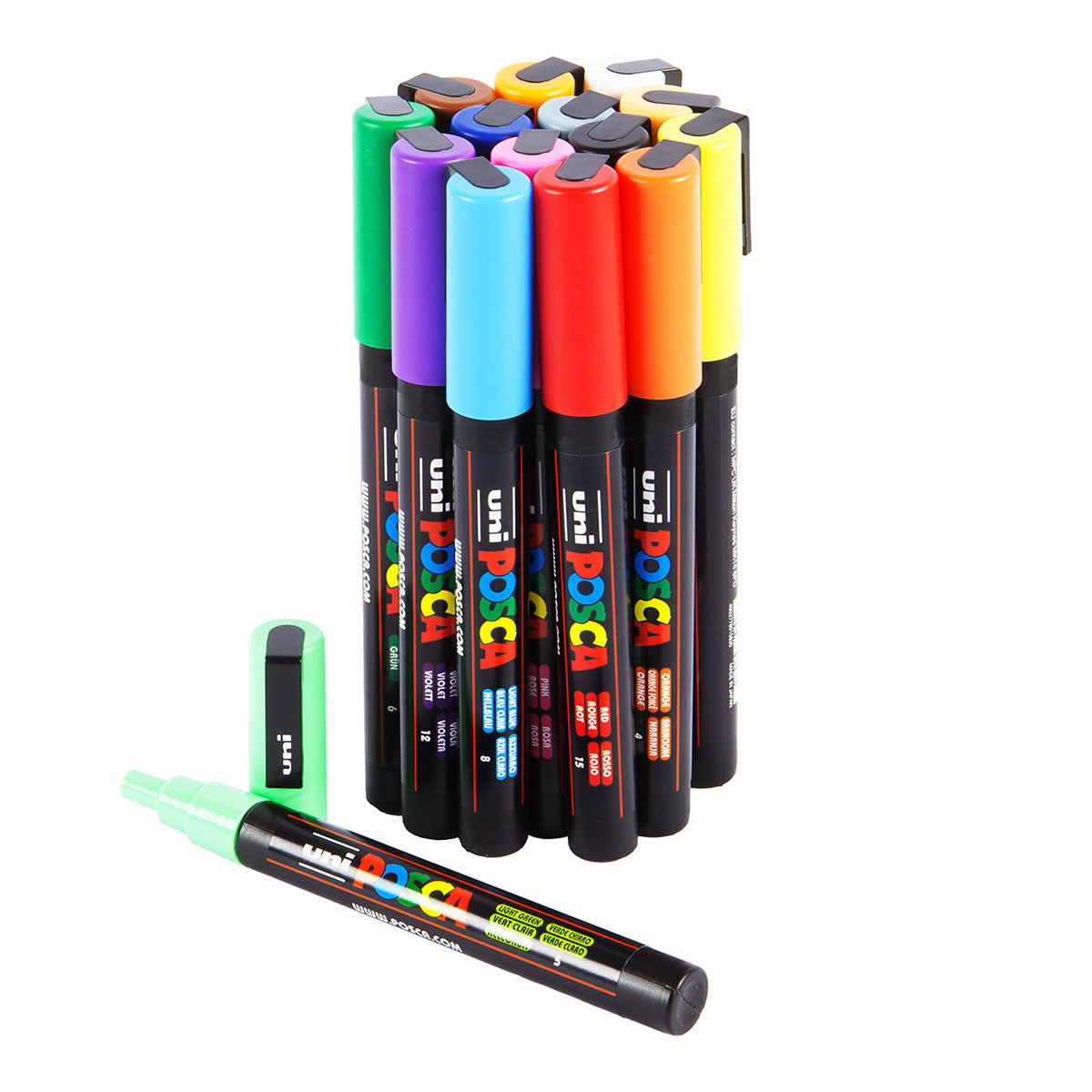 Uni Posca Markers PC-3M, 15set - image 1
