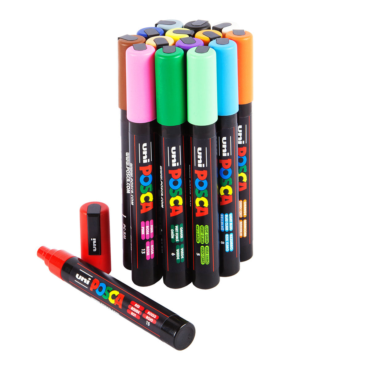 Uni Posca Markers PC-5M, 15set - image 1