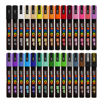 Uni Posca Markers PC-5M, 30set - image 1