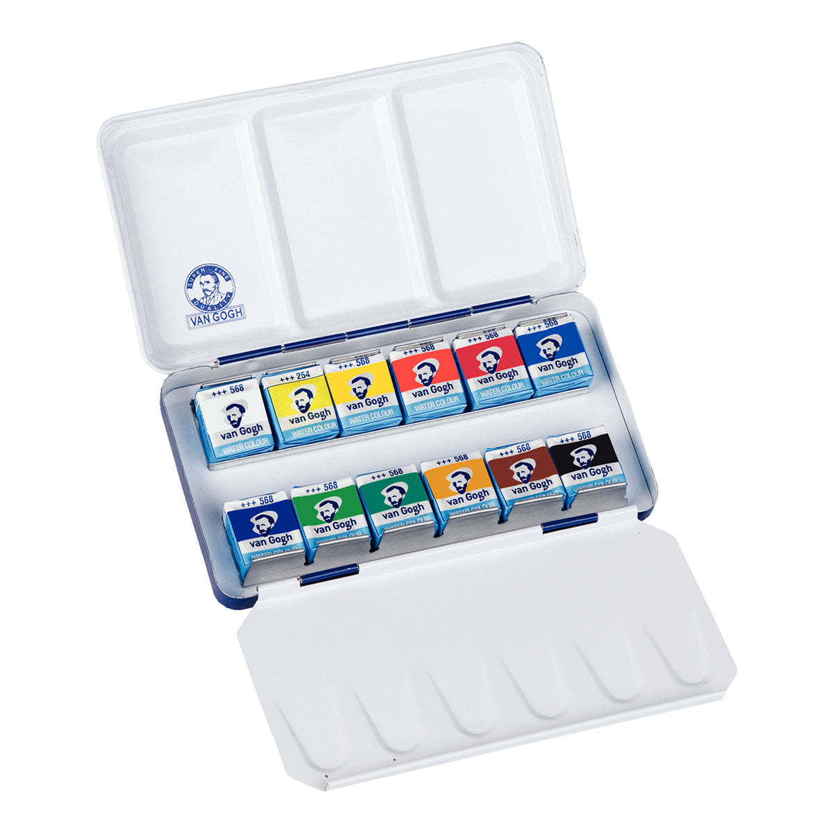 Van Gogh Watercolour Metal Case Half Pans 12 Set - image 2