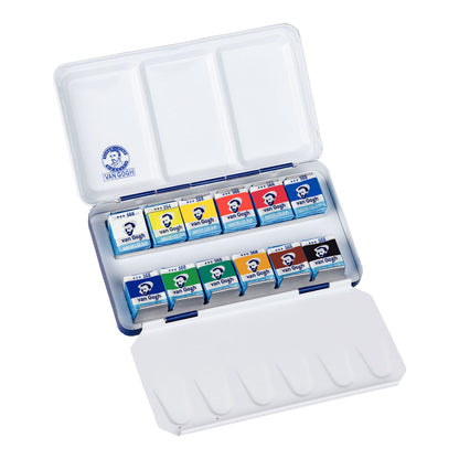 Van Gogh Watercolour Metal Case Half Pans 12 Set - image 2