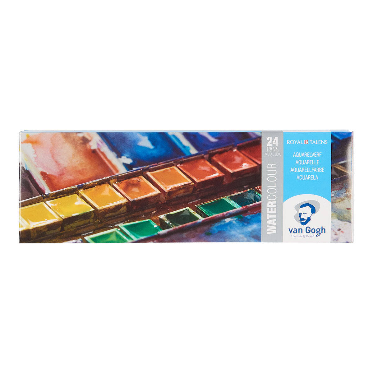 Van Gogh Watercolour Metal Case Half Pans 24 Set - image 1