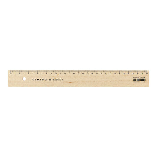 Viking Basta 30 Wooden Ruler, 30 cm - image 1