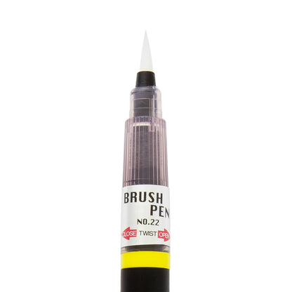 ZIG Kuretake Cartoonist Brush Pen No. 22 Black Medium - image 2