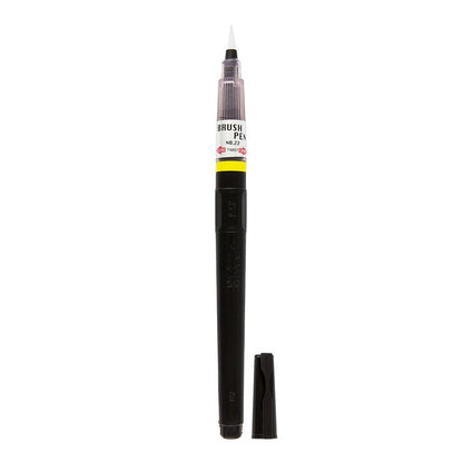 ZIG Kuretake Cartoonist Brush Pen No. 22 Black Medium - image 1