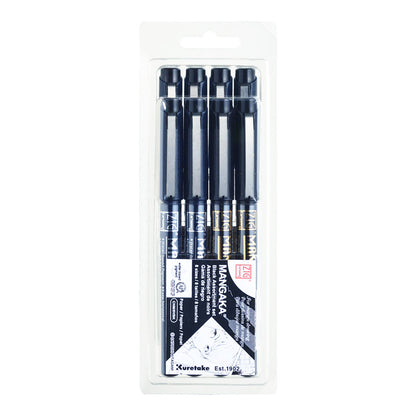 ZIG Kuretake Cartoonist Mangaka Fineliner Black 8 set - image 1
