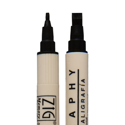 Zig Memory Systems MS-3400 Calligraphy Twin Tip Pen - image 2