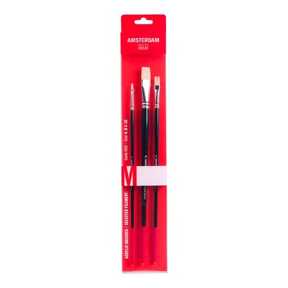 Amsterdam 600 Series Medium Brush Set