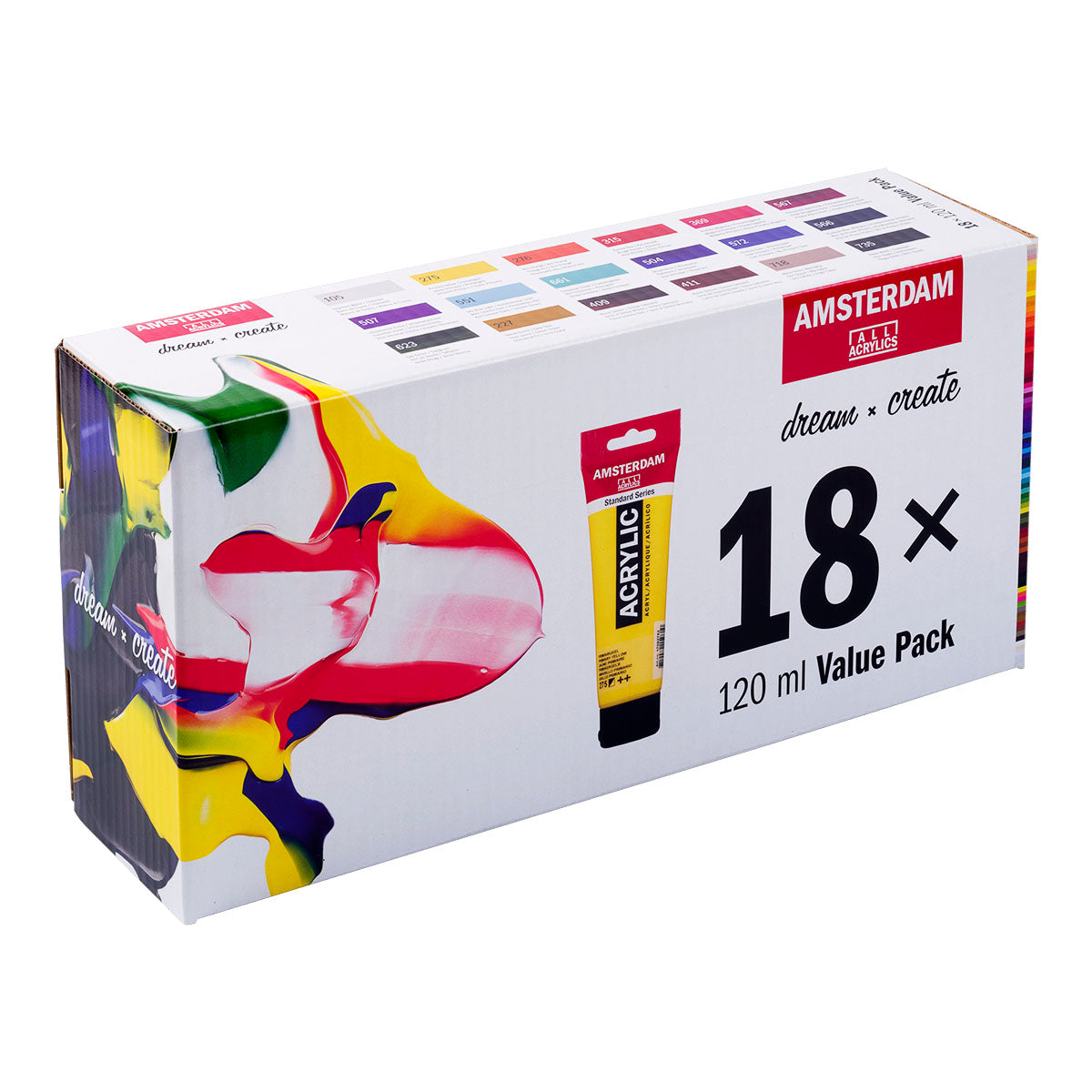 Amsterdam Standard Acrylic Paint 120 ml 18 Set Value Pack - image 2