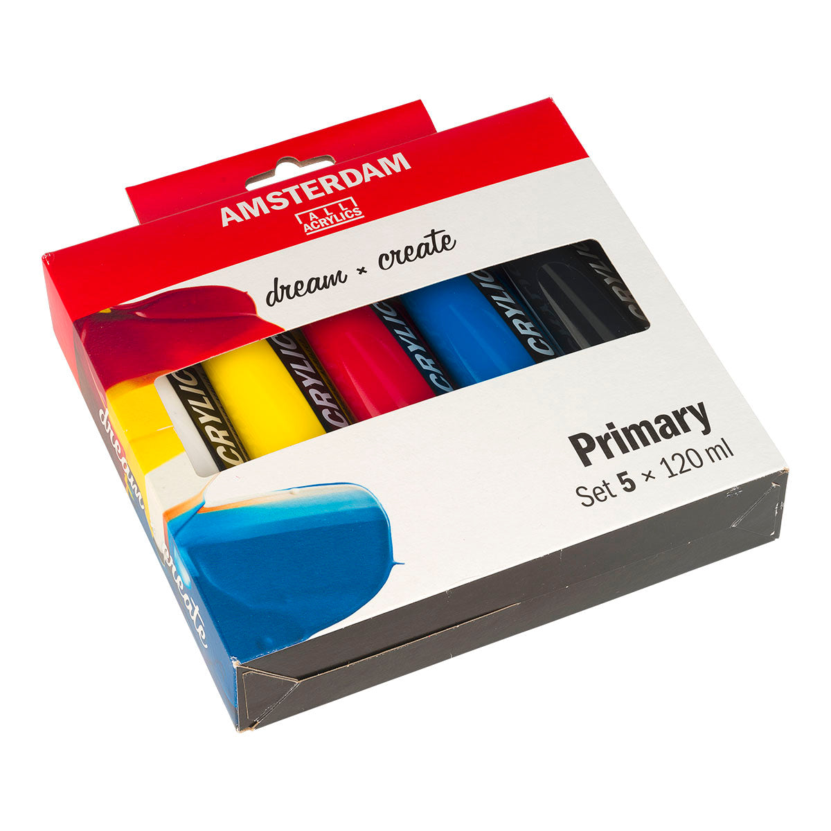 Amsterdam Standard Acrylic Paint 120 ml 5 Set Primary - image 2