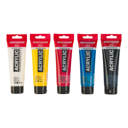 Amsterdam Standard Acrylic Paint 120 ml 5 Set Primary - image 3