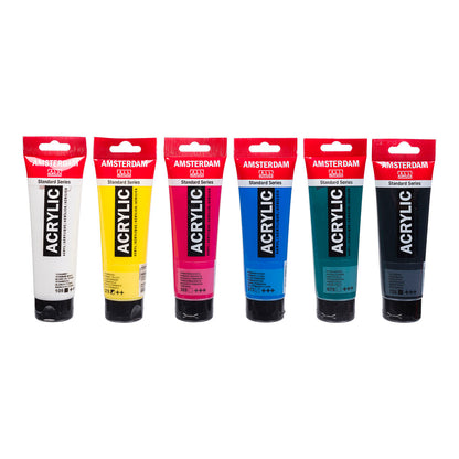 Amsterdam Standard Acrylic Paint 120 ml 6 Set Classroom - image 3
