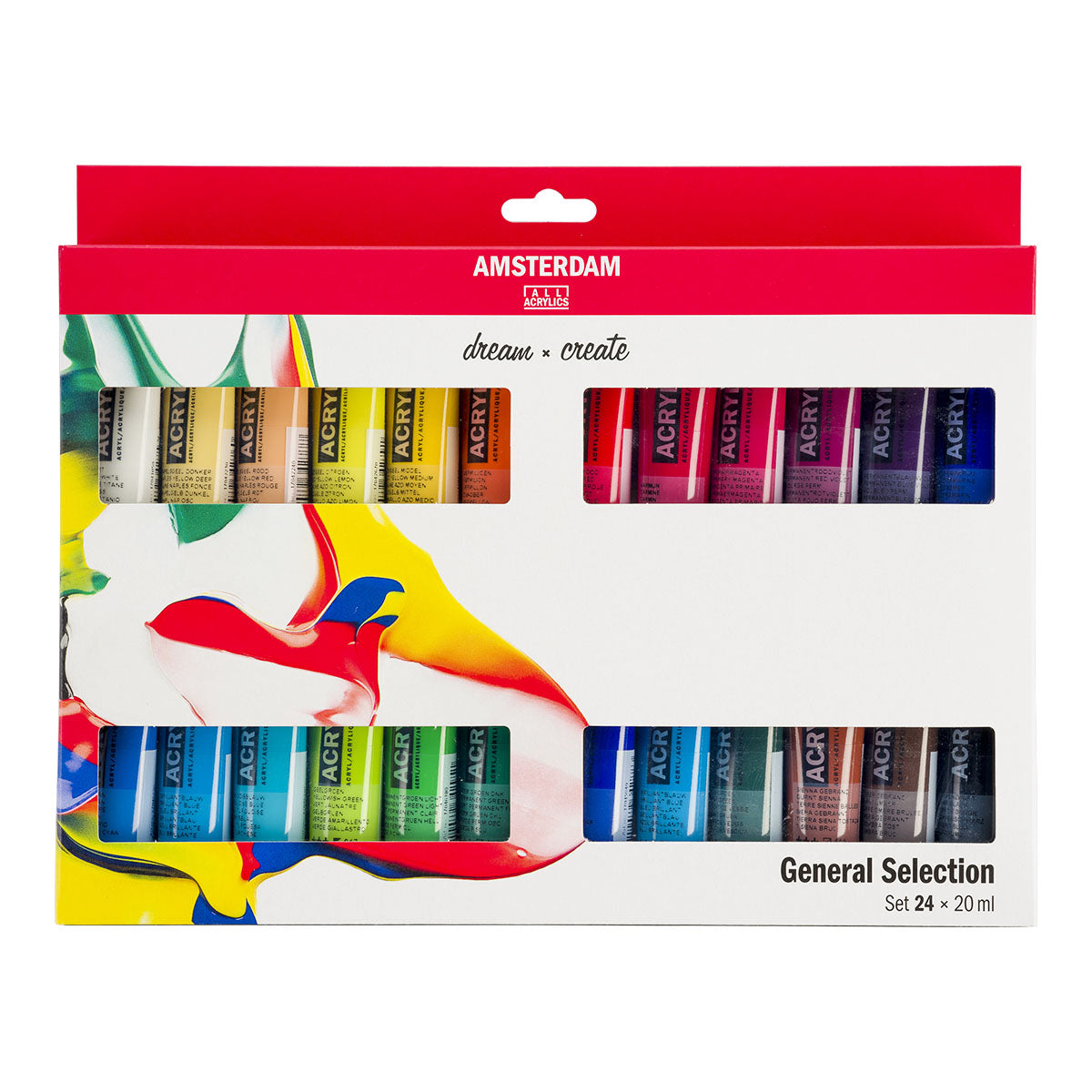 Amsterdam Standard Acrylic Paint 20 ml 24 Set General Selection - image 1
