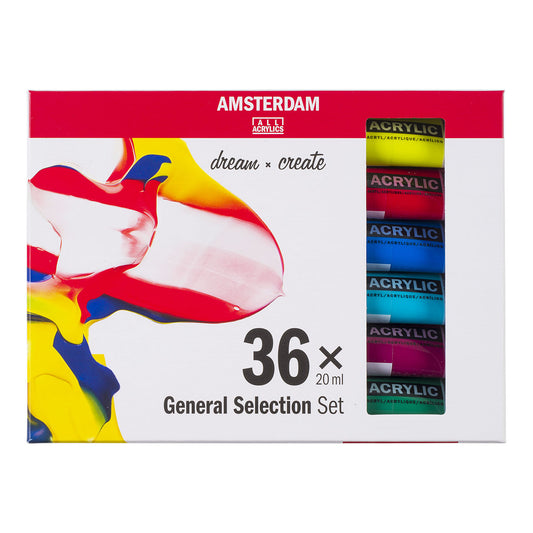Amsterdam Standard Acrylic Paint 20 ml 36 Set General Selection - image 1