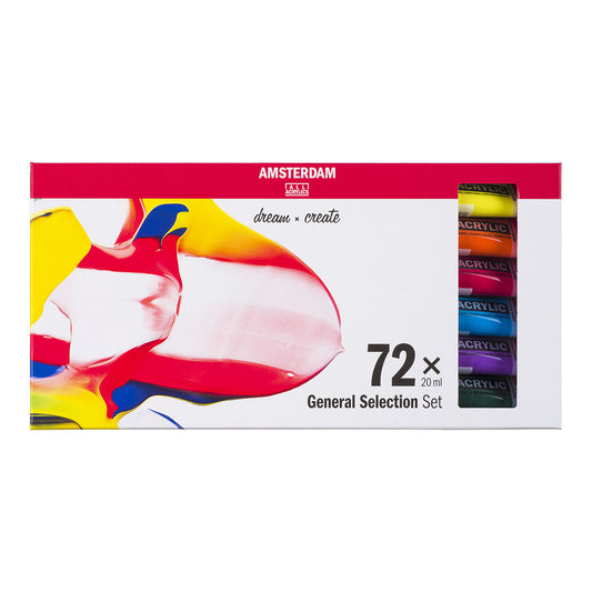 Amsterdam Standard Acrylic Paint 20 ml 72 Set General Selection - image 1