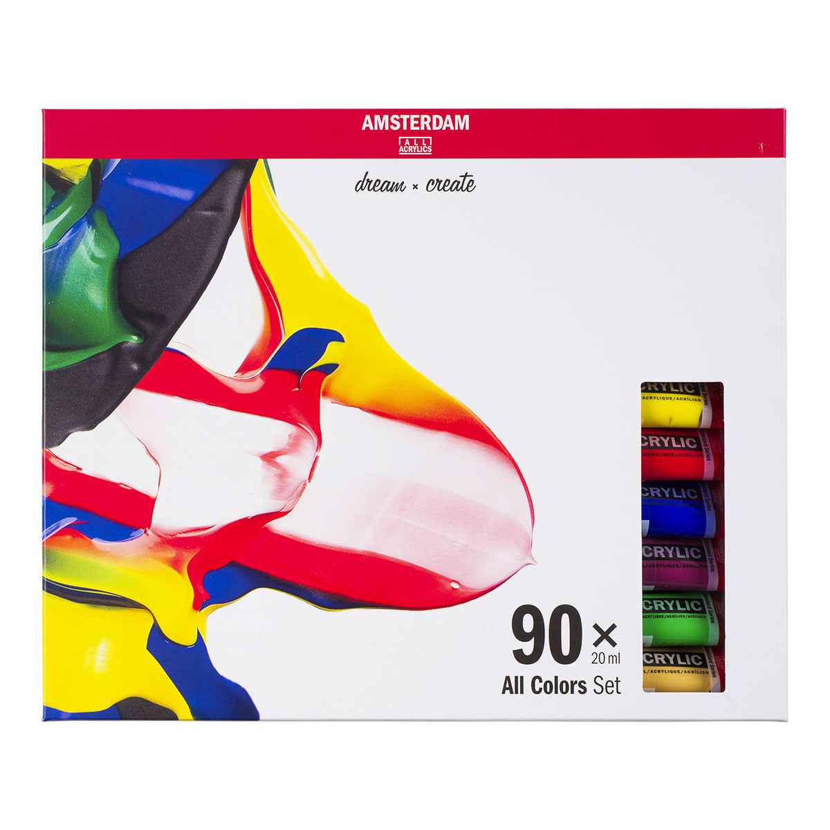 Amsterdam Standard Acrylic Paint 20 ml 90 Set All Colors - image 1