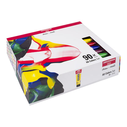 Amsterdam Standard Acrylic Paint 20 ml 90 Set All Colors - image 2