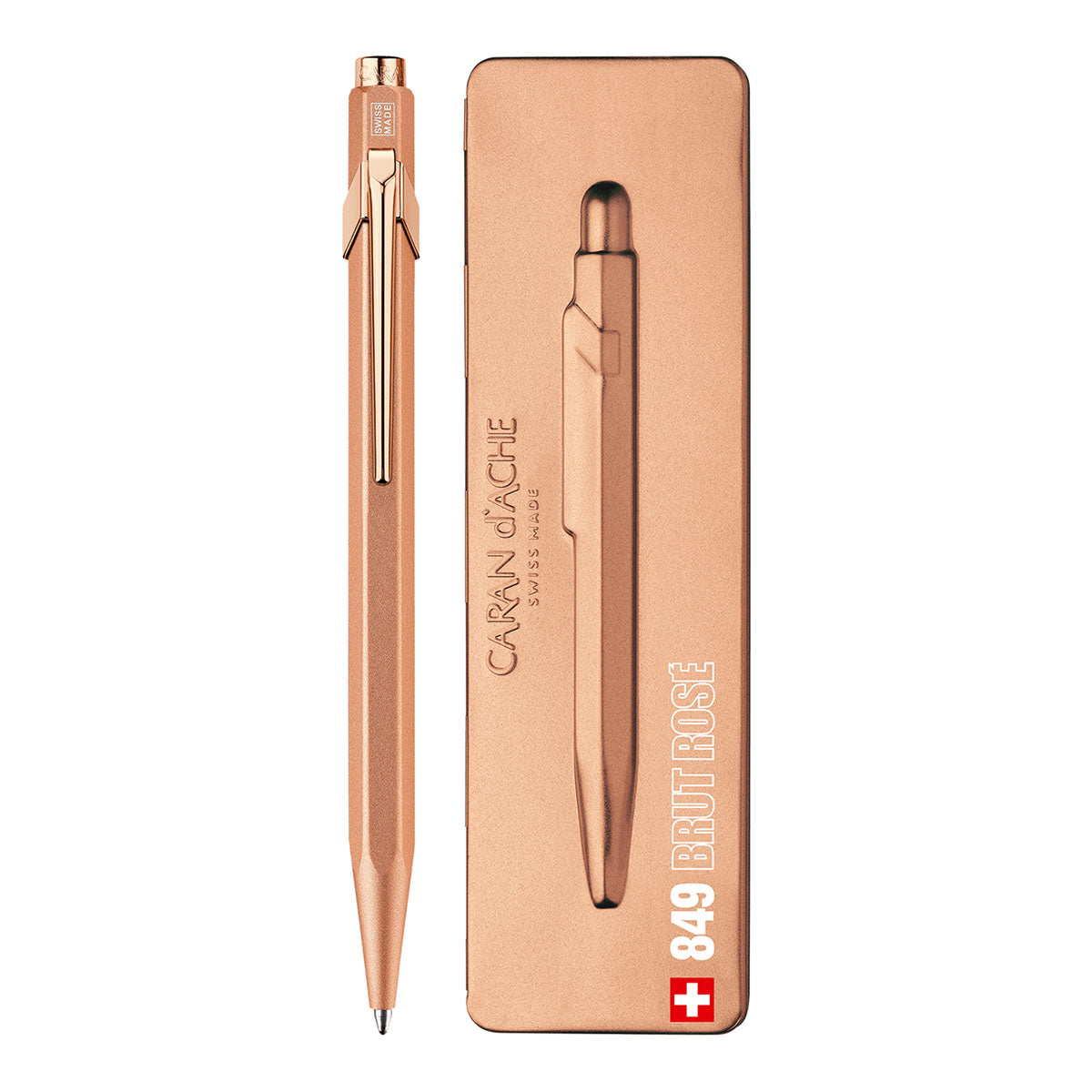 Caran d'Ache 849 Brut Rose Ballpoint Pen - image 2